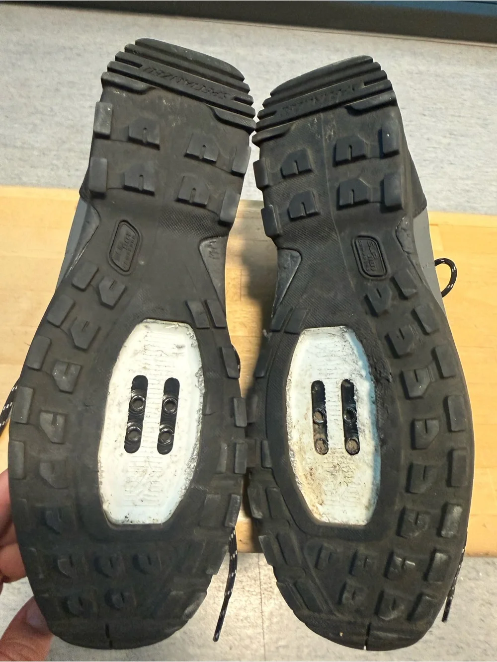 Specialized Men’s Black and Gray Mountain Bike Shoes